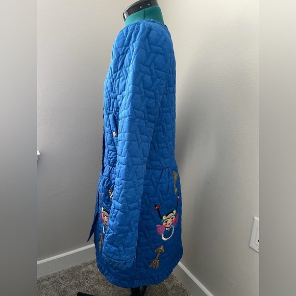 2wins electric blue quilted coat - Picture 5 of 9